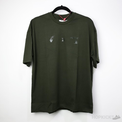 Off-White Dark Green T-Shirt 